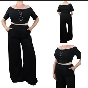 Foxblood elise two piece set